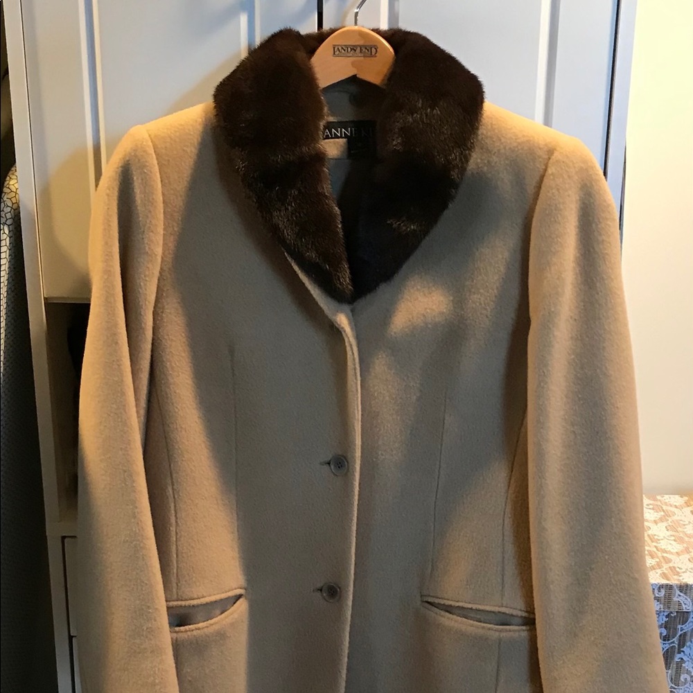 Anne Klein camel hair coat